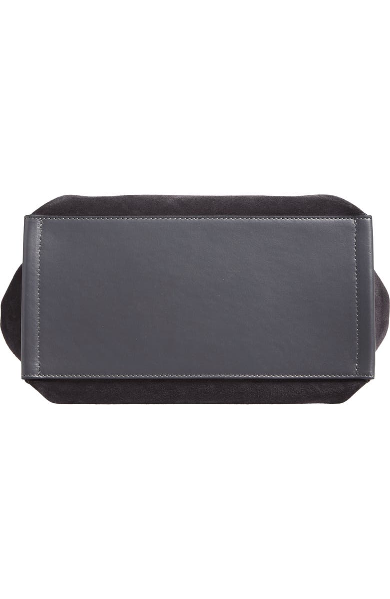 Wandler Ida Leather Handbag, Alternate, color, Space Suede