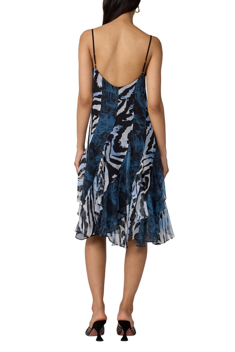 Rafferty Mixed Print Silk Chiffon Dress, Alternate, color, PAYSAGE