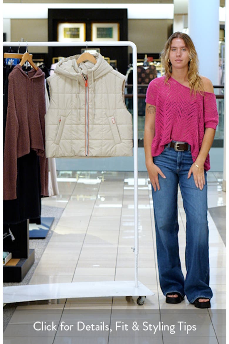 Lindsey Quilted Coated Water Repellent Vest video