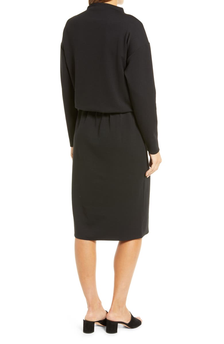 Nordstrom Long Sleeve Mock Neck Dress, Alternate, color,