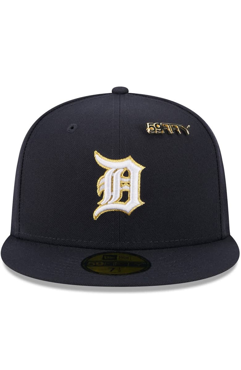New Era Men's New Era Navy Detroit Tigers 2025 59FIFTY Day 59FIFTY Fitted Hat with Pins, Alternate, color, Navy