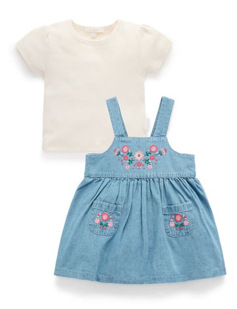 Embroidered Pinnie & Tee Set