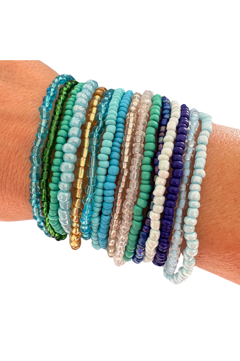 Shades of Blue Bracelets, Main, color, Blue