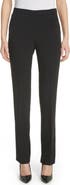 Akris punto Francoise Wool Straight Leg Pants