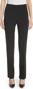 Akris punto Francoise Wool Straight Leg Pants