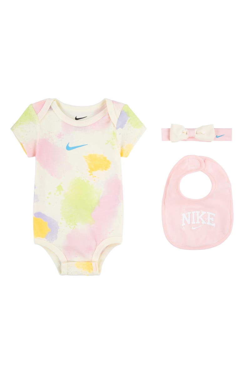 Nike Tie Dye Just Do It Mini Me 3-Piece Box Set, Main, color,