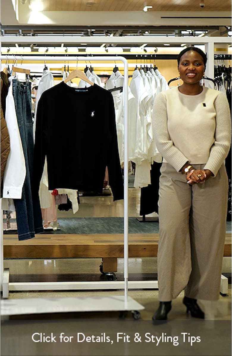 Long Sleeve Cotton Jersey T-Shirt, sales video thumbnail