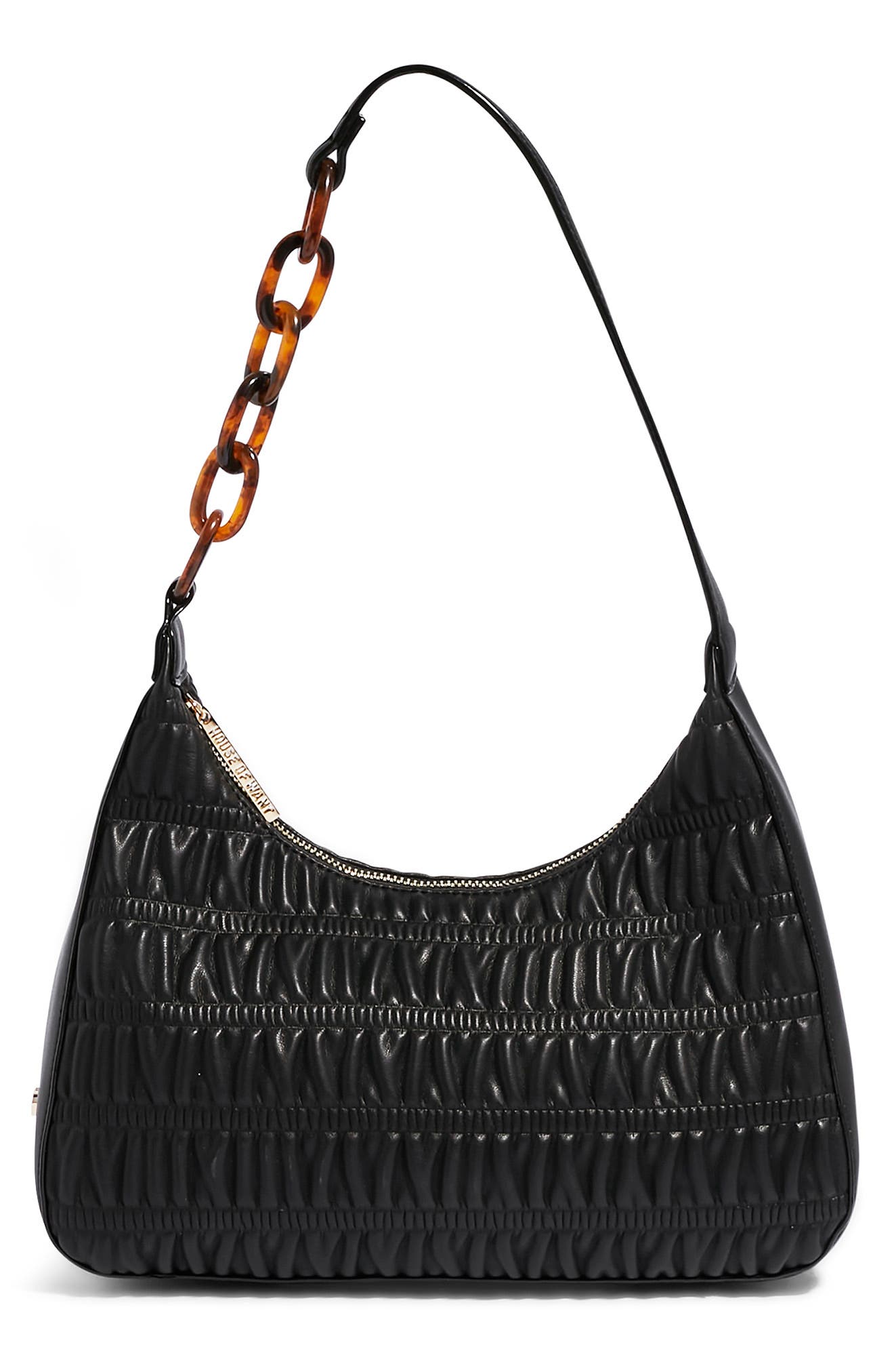 HOUSE OF WANT Newbie Vegan Leather Hobo, Main, color, 