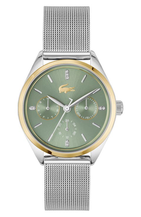 Atena Multifunction Mesh Strap Watch, 34mm