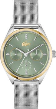 Lacoste Atena Multifunction Mesh Strap Watch, 34mm