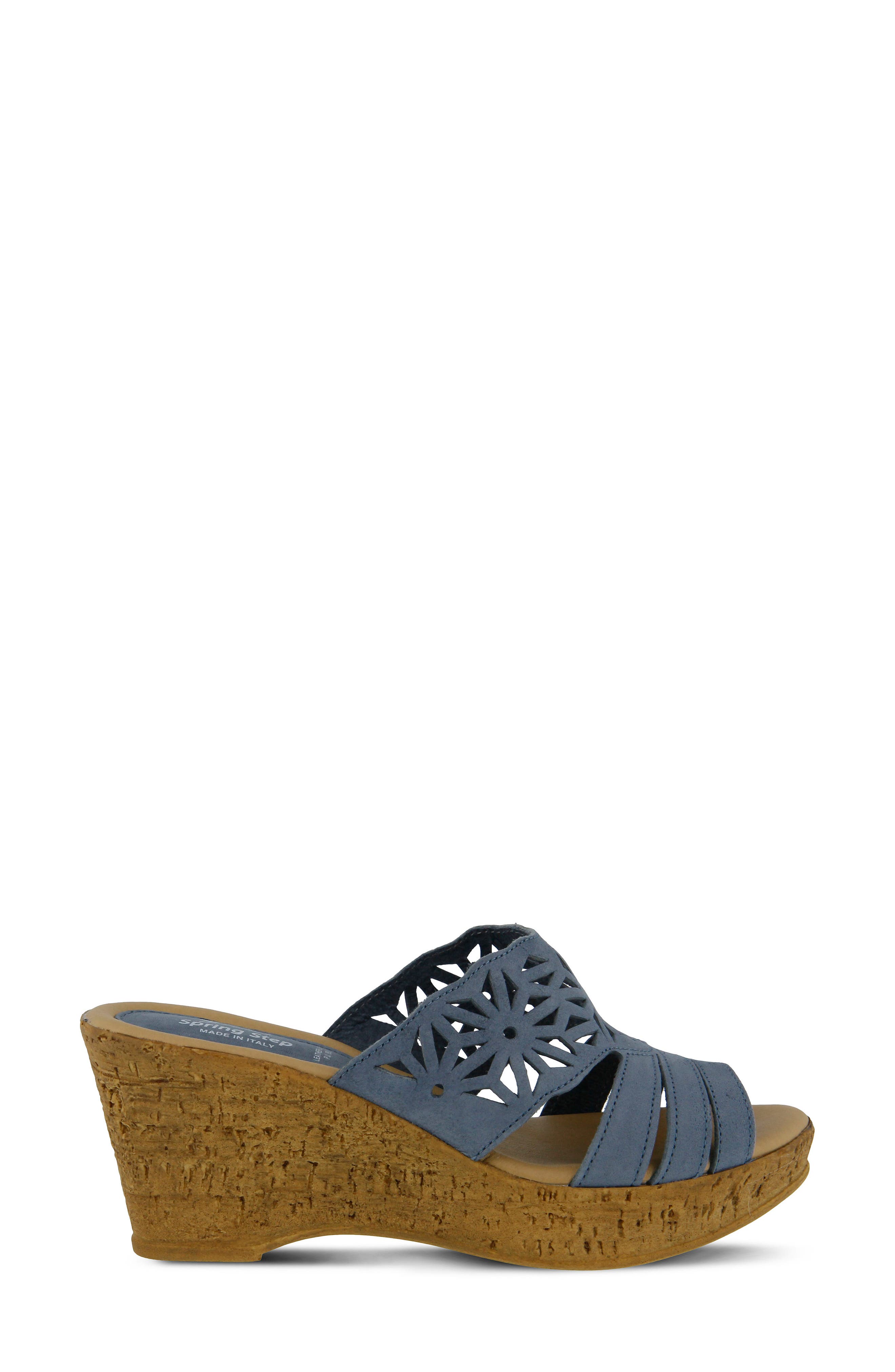 Spring Step Dora Wedge Sandal, Alternate, color, 