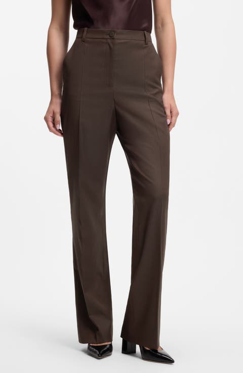 Telasa Virgin Wool Wide Leg Pants