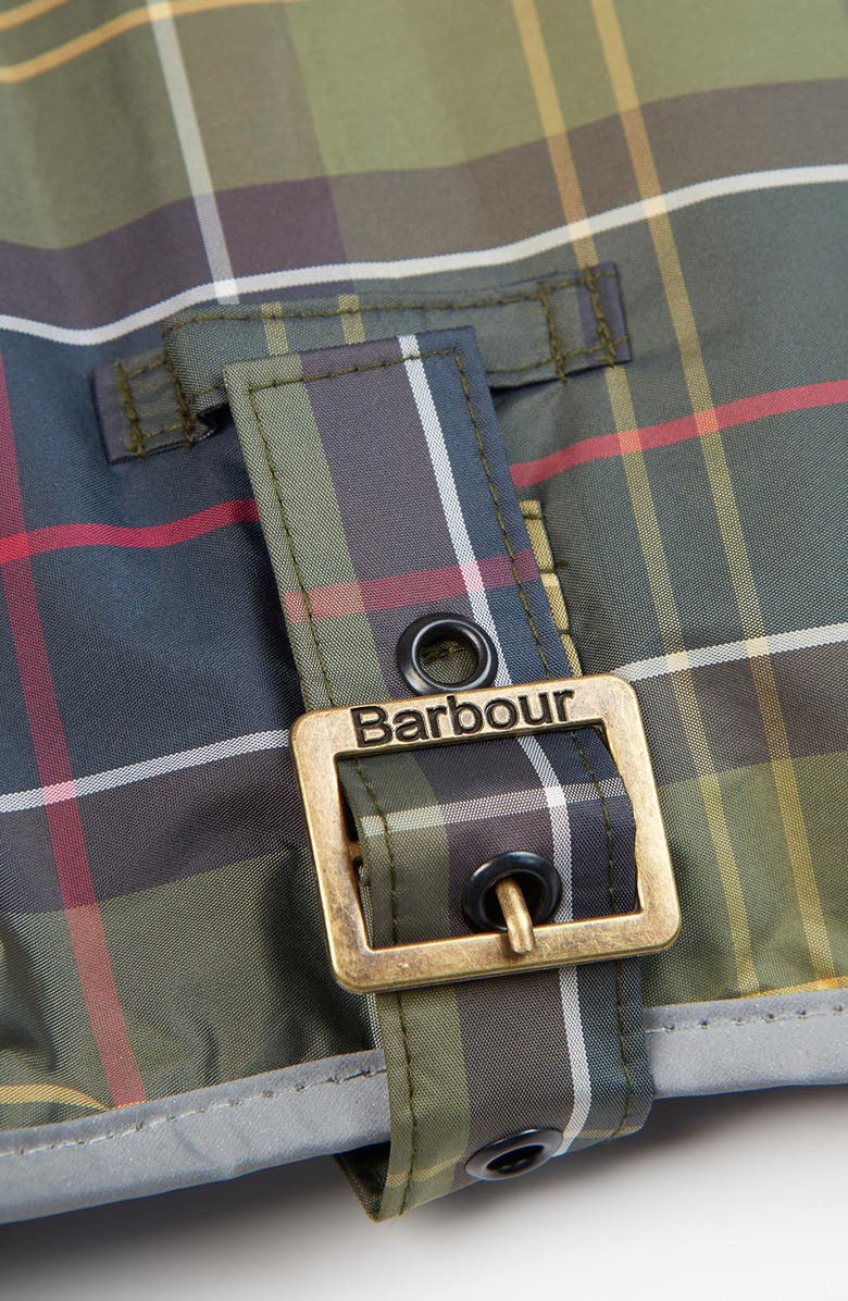 Barbour Tartan Waterproof Dog Coat, Alternate, color, Classic Tartan