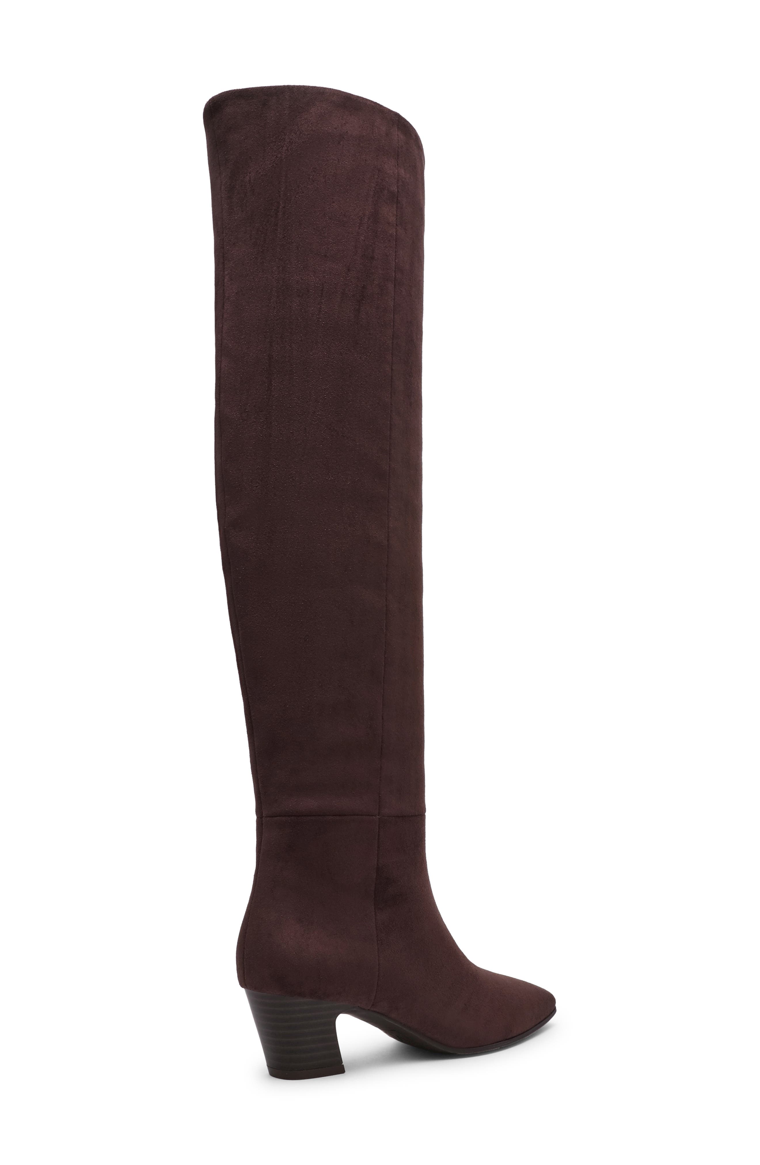 DV by Dolce Vita Stryker Knee High Boot, Alternate, color, Dark Brown
