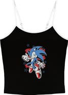 Sonic the Hedgehog Junior's Sonic the Hedgehog Stars and Stripes Pose  Tank Top