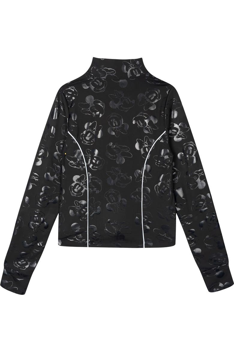 Minnie Mouse Zip-up Jacket (adult), Alternate, color, Black Minnie Mouse