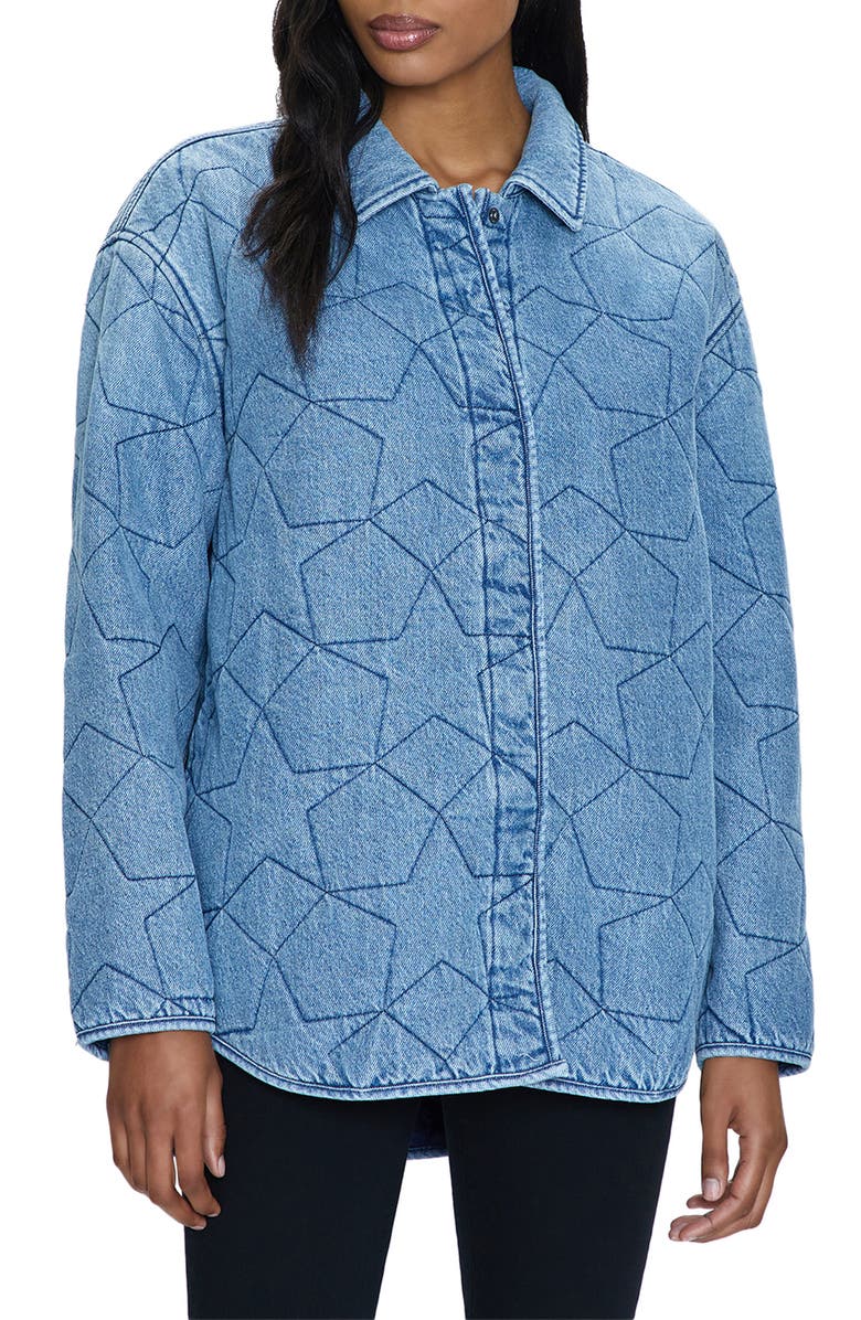 Pistola Alyssa Denim Jacket, Main, color, 