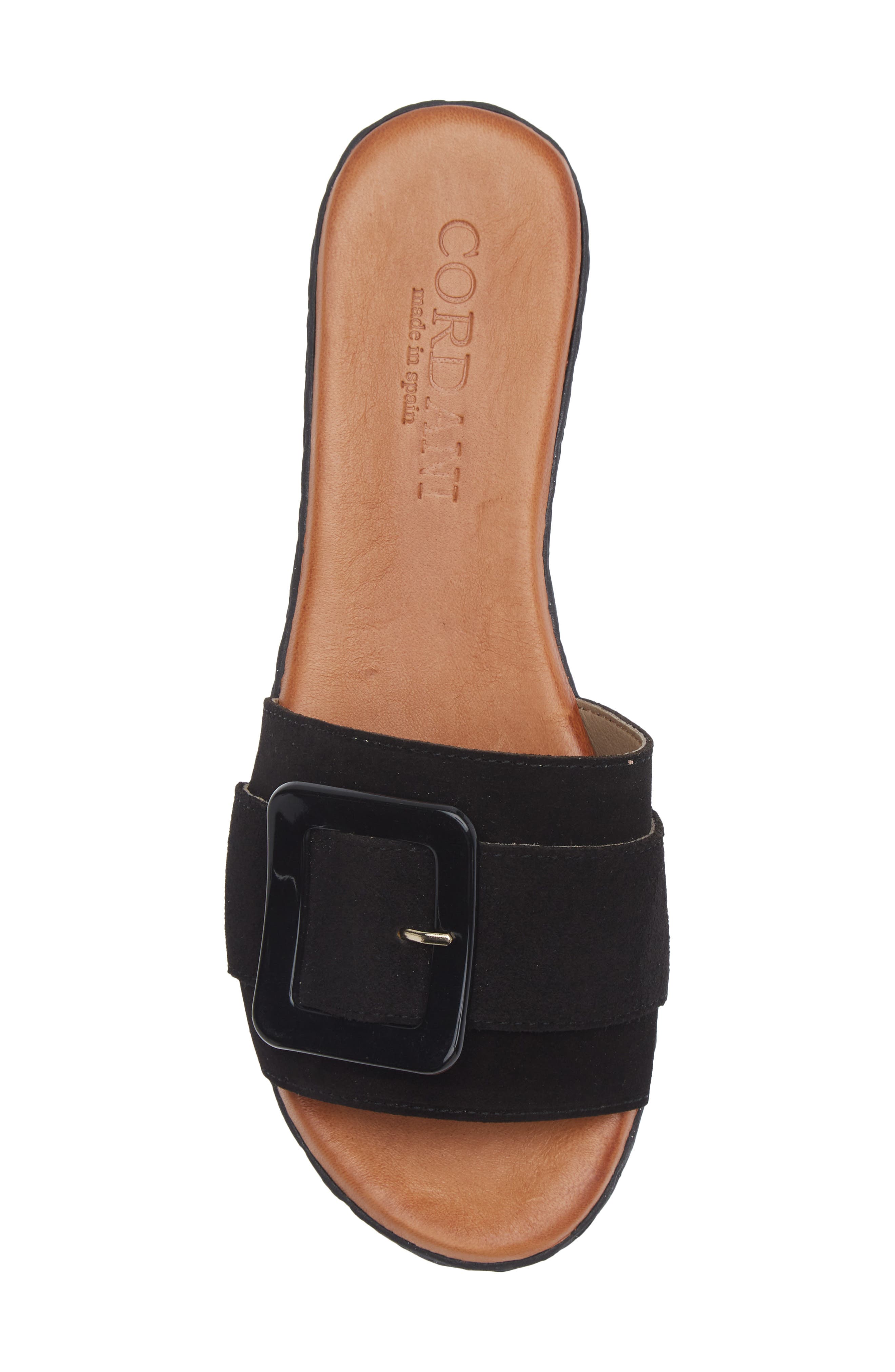 Cordani Beckett Platform Sandal, Alternate, color, Black Suede