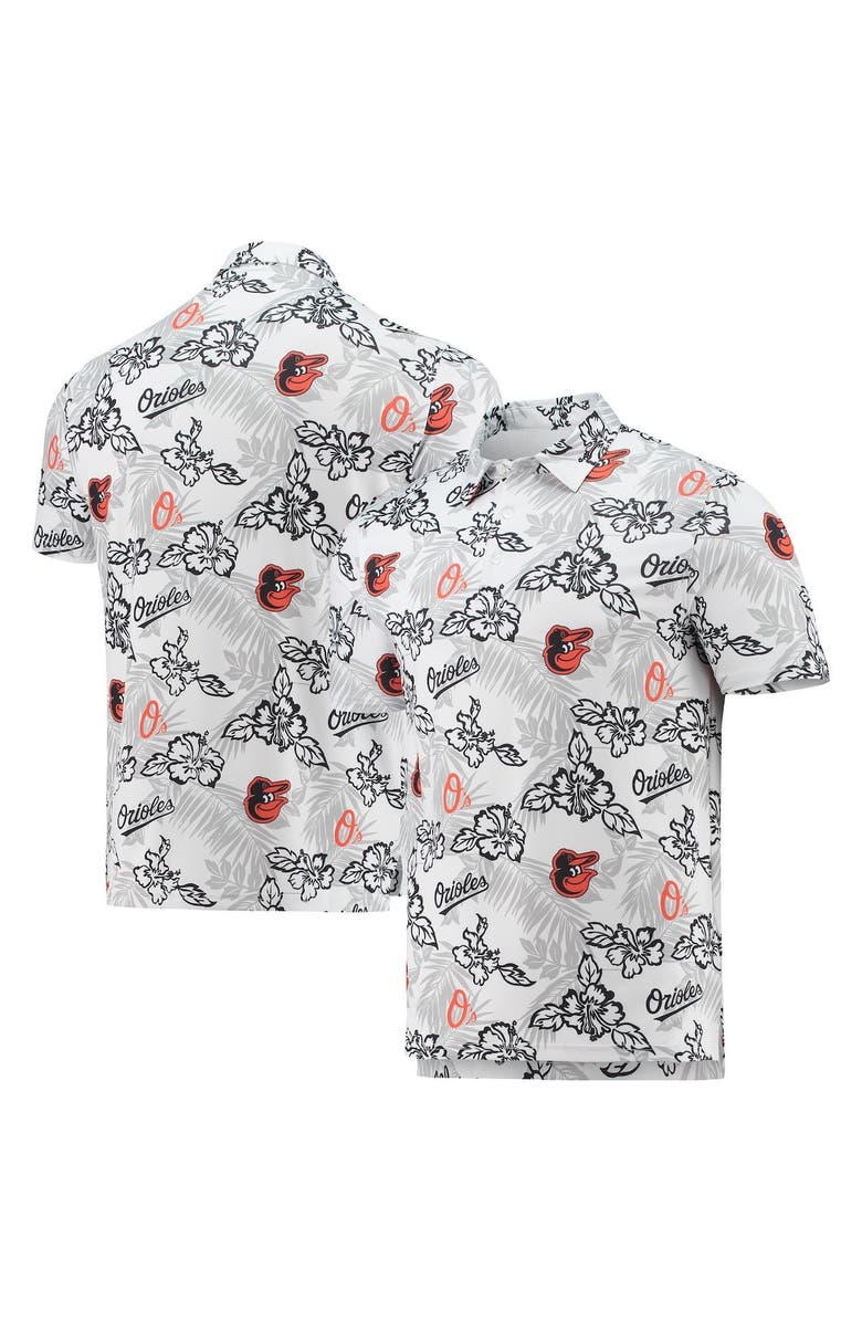 Reyn Spooner Men's Reyn Spooner White Baltimore Orioles Performance Polo, Alternate, color, 