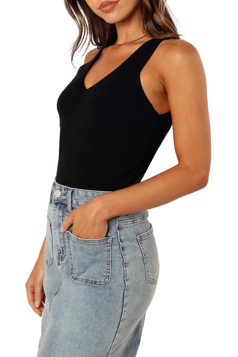 Emily Sweater Tank, Alternate, color, BLACK