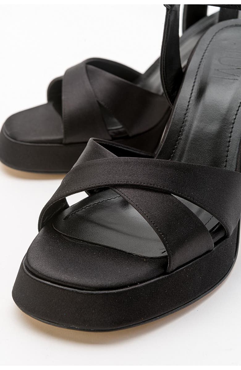 Forever & Always Shoes Yvonne Platform Sandals, Alternate, color, Black