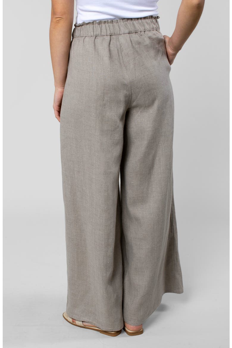 Linen Cabana Pant, Alternate, color, Cappuccino