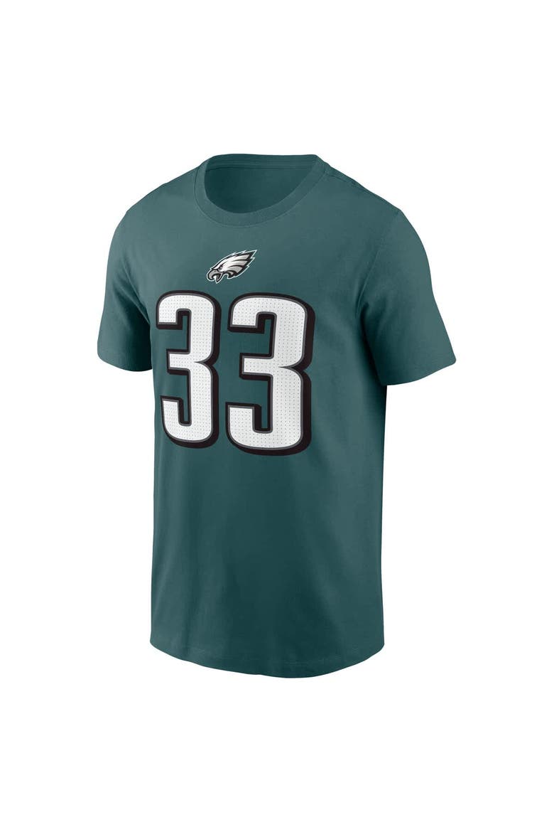 Men's Nike Cooper DeJean Midnight Green Philadelphia Eagles Player Name & Number T-Shirt, Alternate, color, Green