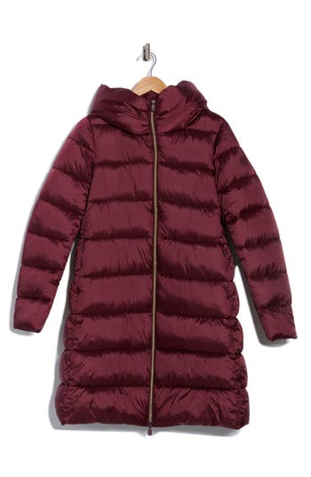 Save The Duck Luciana Puffer Coat In Red
