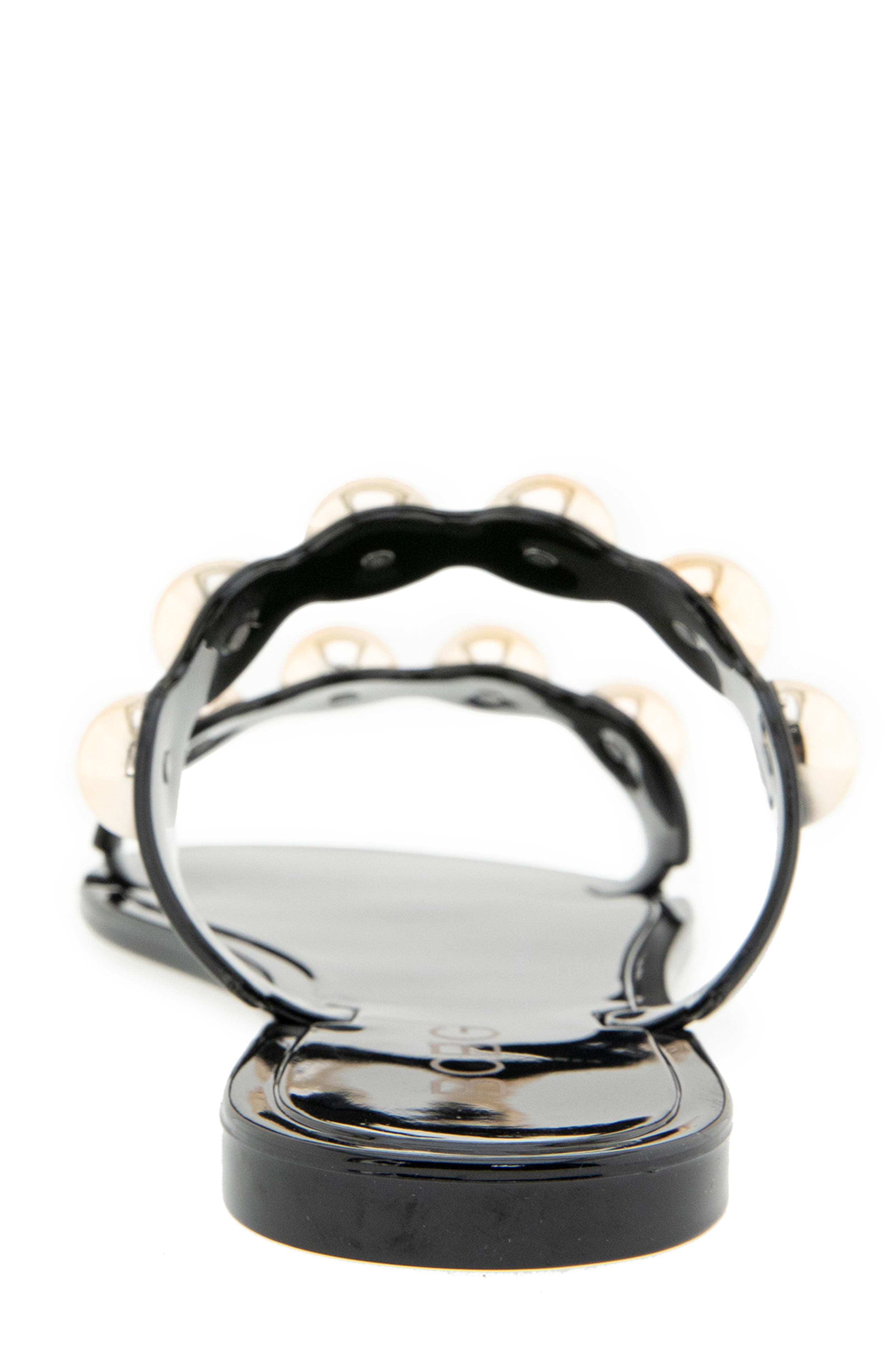 BCBGeneration Nicola Jelly Slide Sandal, Alternate, color, Black