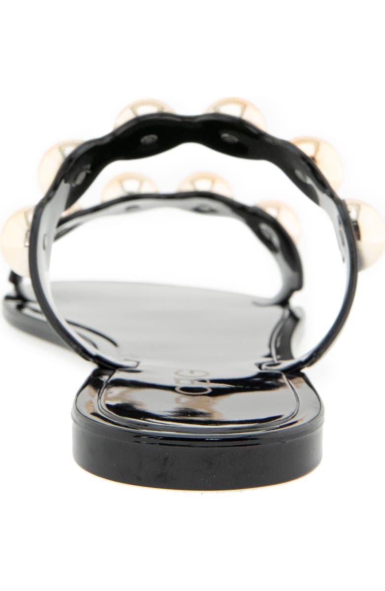 BCBGeneration Nicola Jelly Slide Sandal, Alternate, color, Black