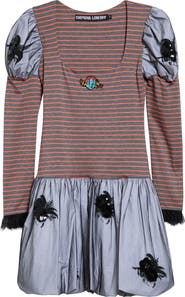 Chopova Lowena Pitch Jersey Mixed Media Dress