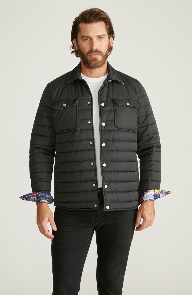 Robert Graham Quilted Shirt Jacket, Alternate, color,