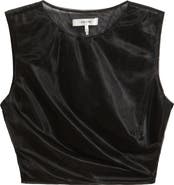 Oblique Vinyl Miniskirt