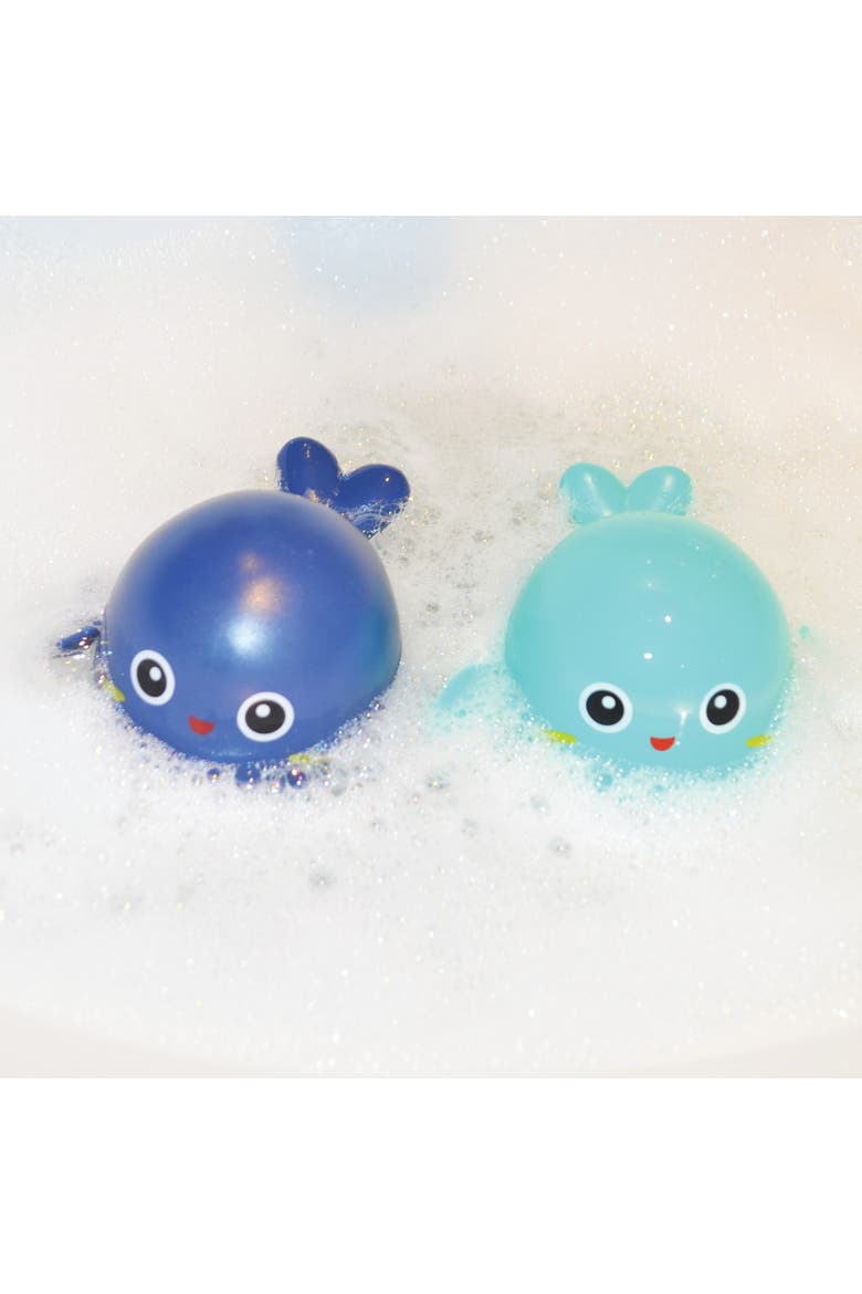Bath Time Whales, Alternate, color, Multicolored