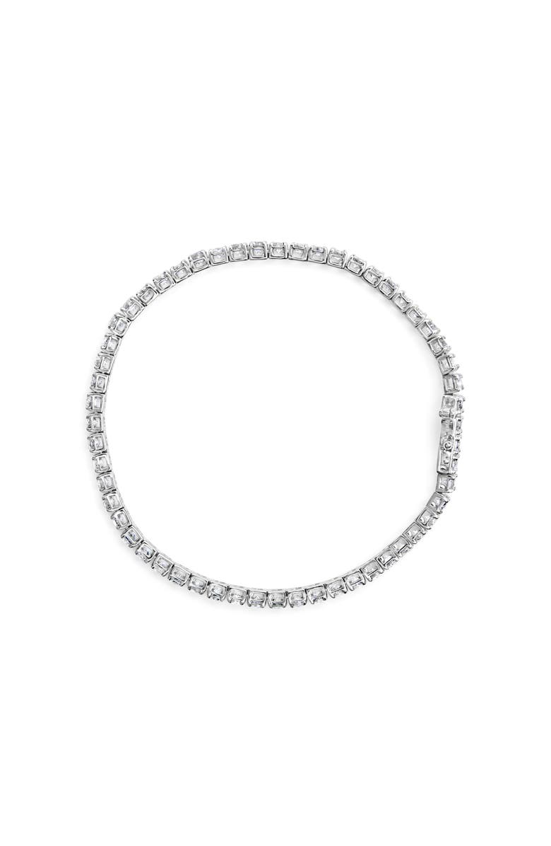 Haus of Brilliance 10K White Gold 6.00 Cttw Classic Natural Diamond Tennis Bracelet, Alternate, color, White Gold