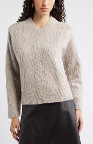 Nordstrom Cable Wool & Cashmere Sweater