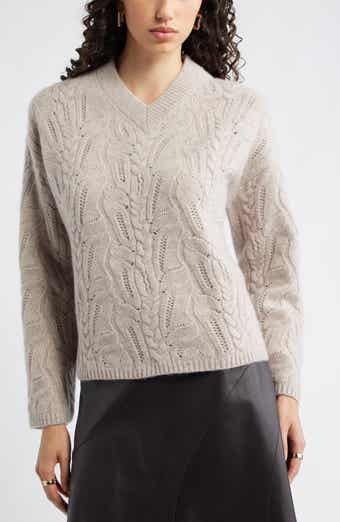 Nordstrom Cable Wool & Cashmere Sweater