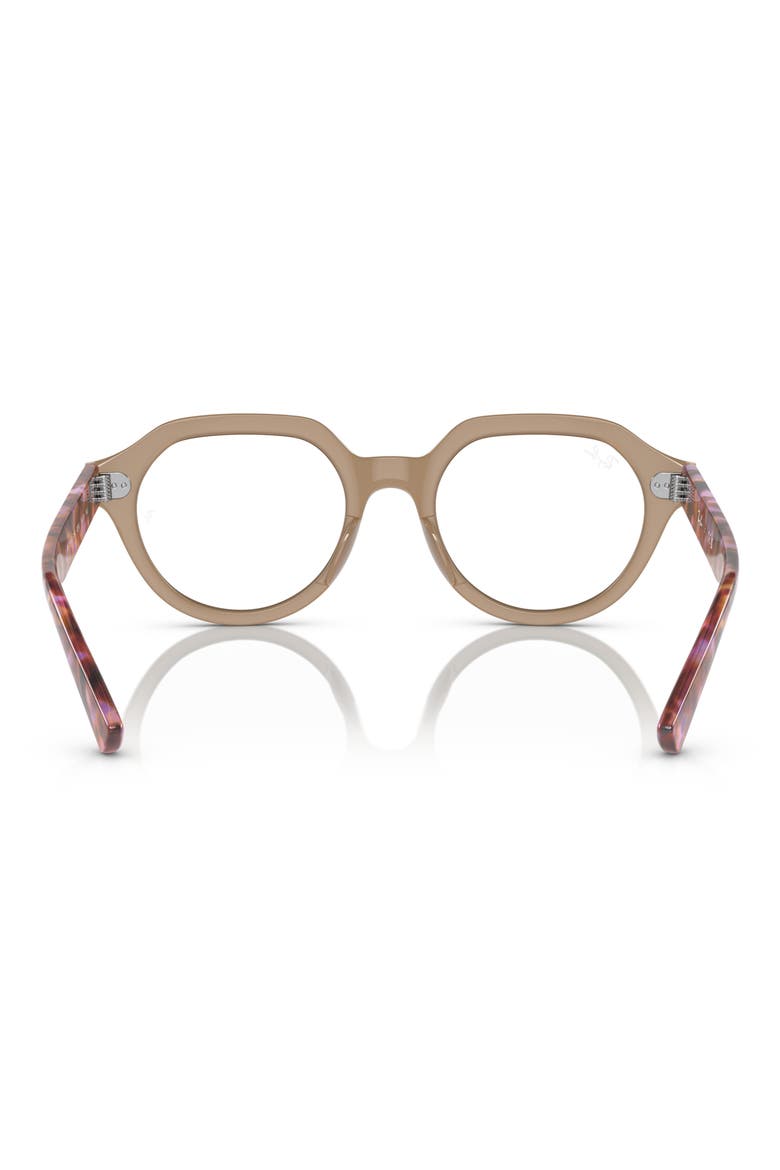 RX7214F 51mm Square Optical Glasses, Alternate, color, WHITE