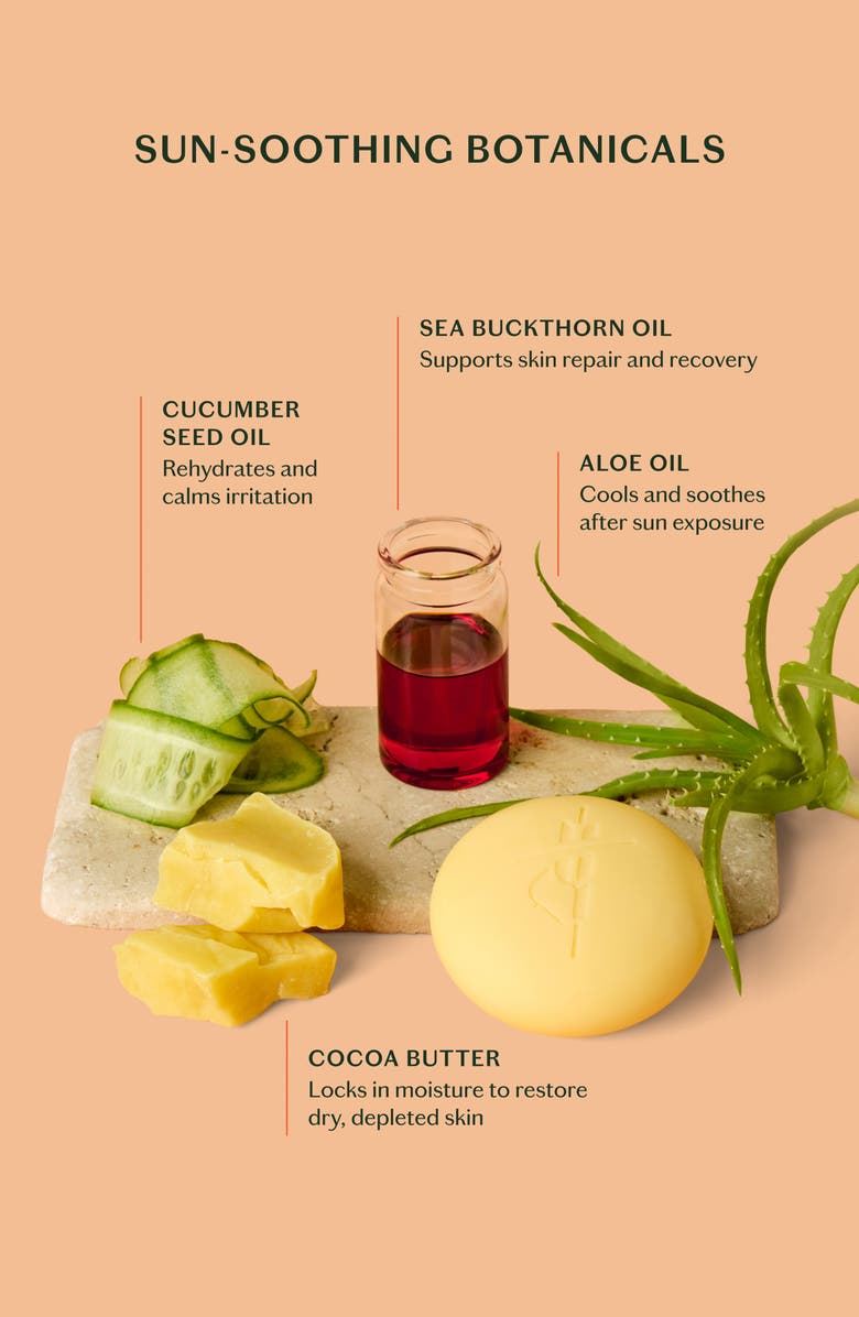 Kate McLeod The Sun Stone After Sun Balm & Lotion Bar, Alternate, color, 