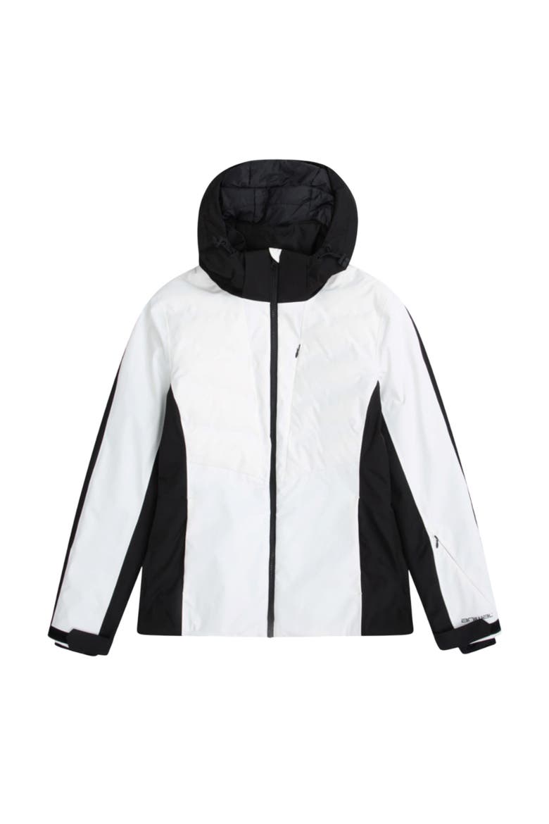 Energy Baffled Stitching Ski Jacket, Main, color, Black