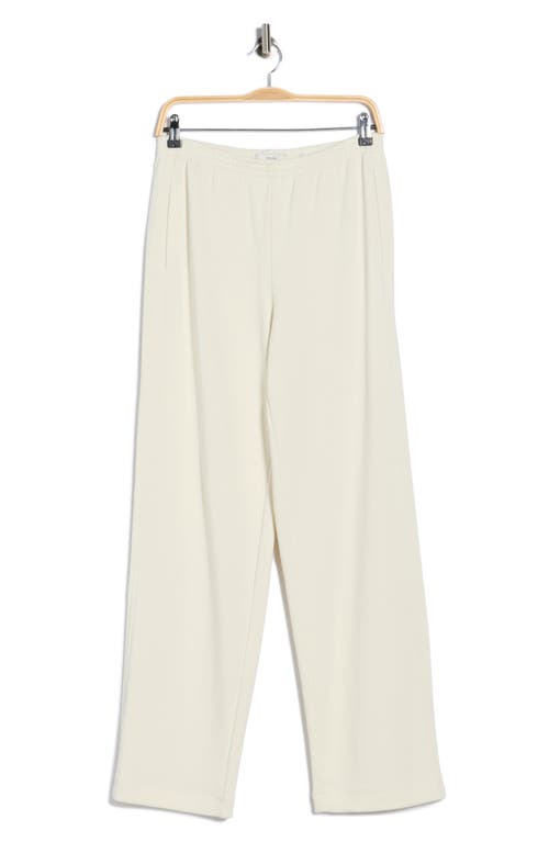 Vince Cotton Wide Leg Sweatpants In White