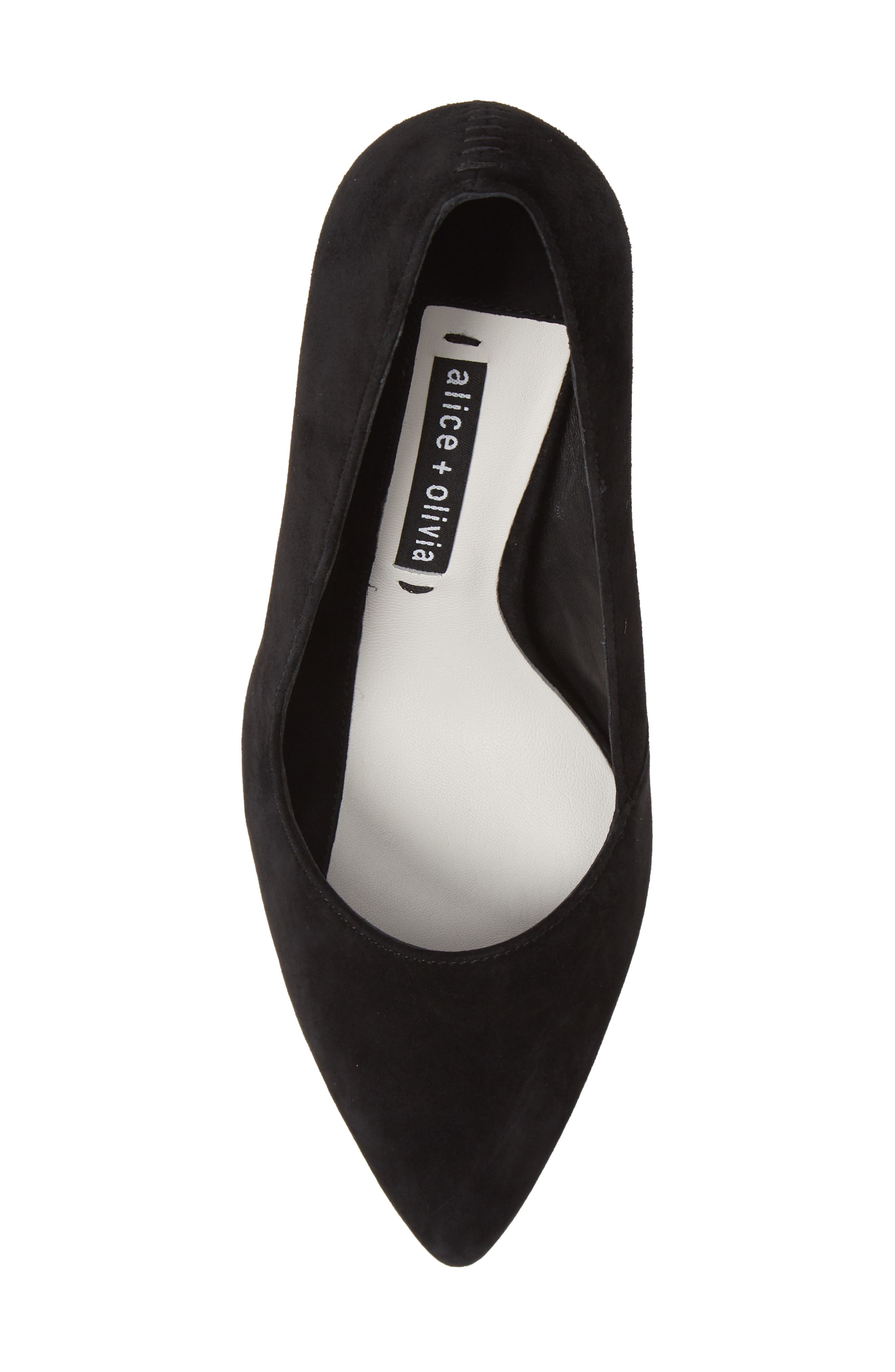 Alice + Olivia Dina Pointed Toe Pump, Alternate, color, 