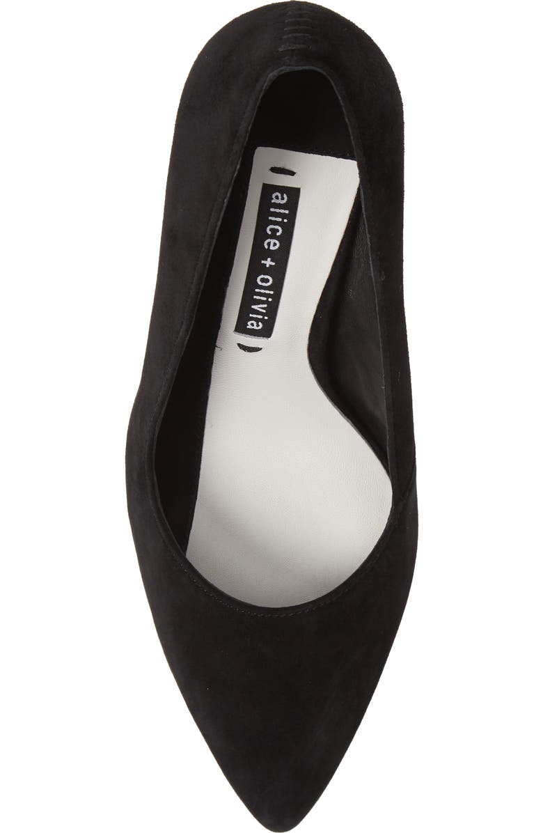 Alice + Olivia Dina Pointed Toe Pump, Alternate, color,