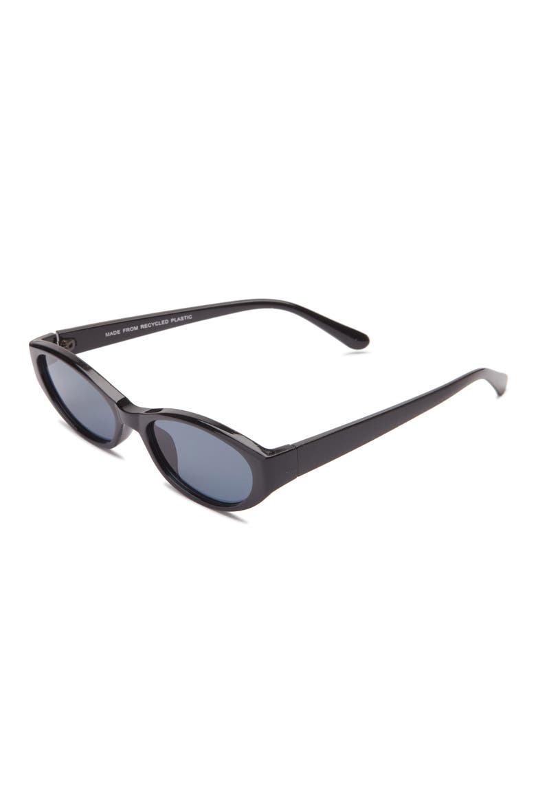 Cat Eye Sunglasses, Alternate, color, BLACK