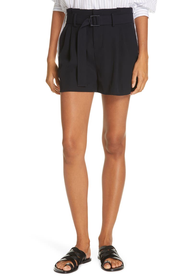 Belted Shorts, Main, color, COASTAL