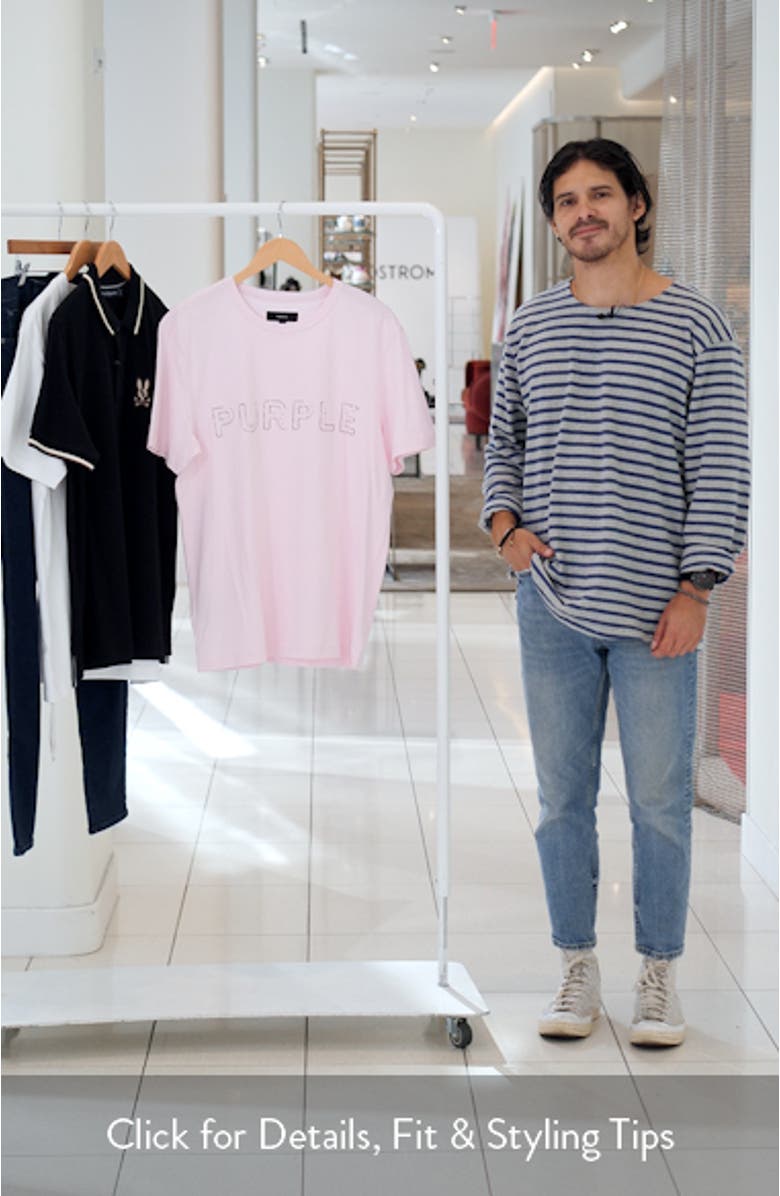 Studded Clean Jersey T-Shirt, sales video thumbnail