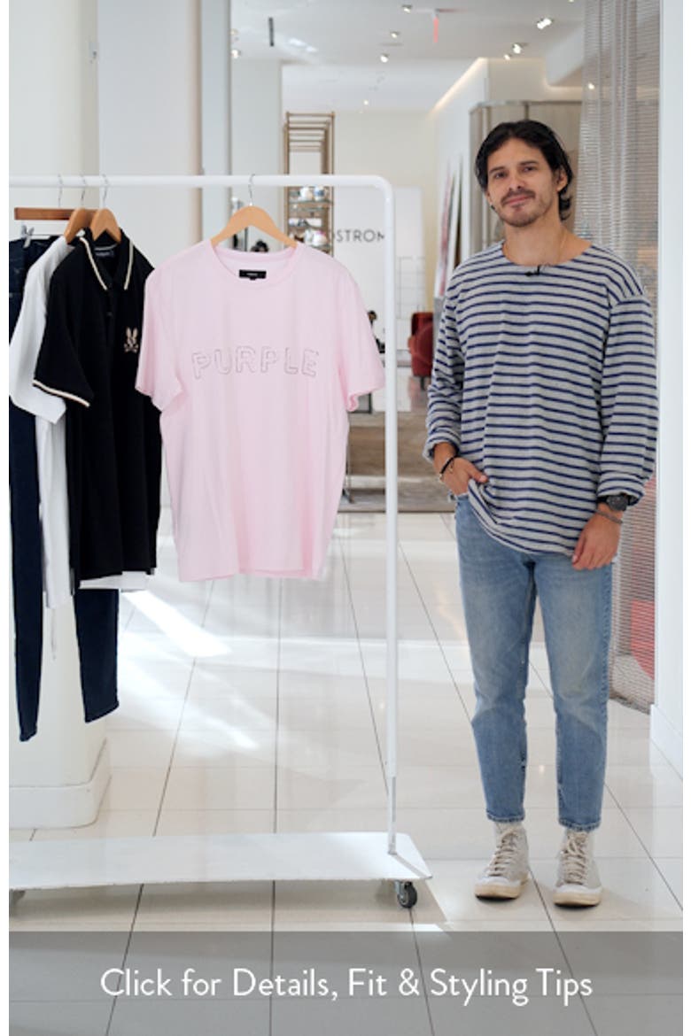 Studded Clean Jersey T-Shirt video