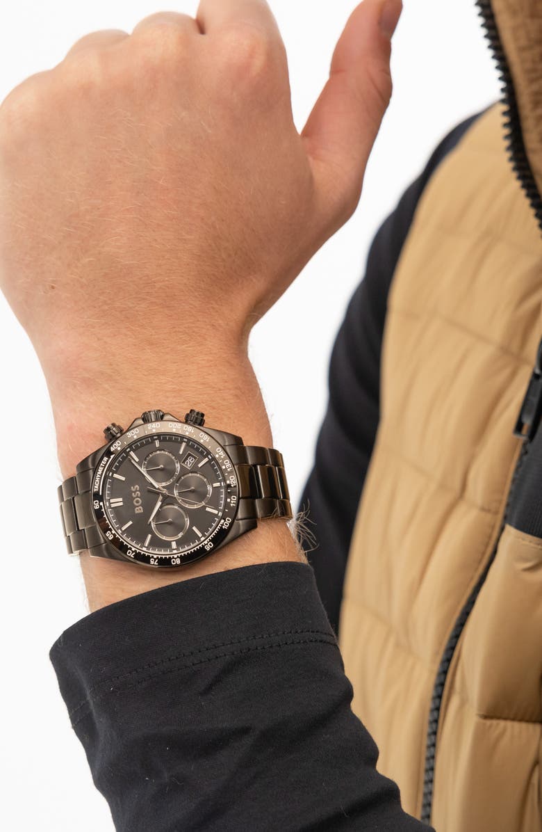 BOSS Hero 2.0 Chronograph Bracelet Watch, 43mm, Alternate, color,