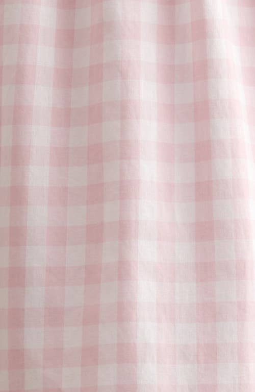 Nordstrom Smocked Cotton Dress & Bloomers In Purple Fragrant Gingham