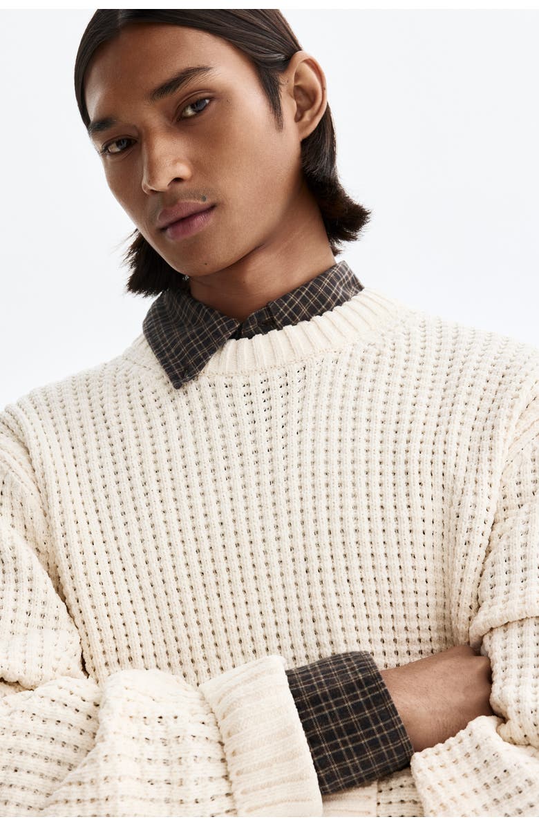 H&M Regular Fit Jumper, Alternate, color, Cream